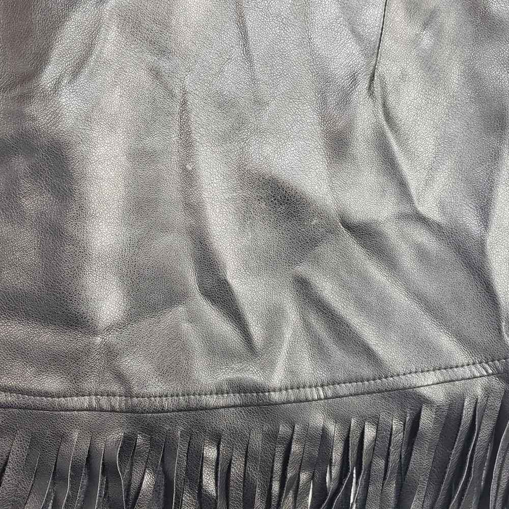 Bagatelle Faux Leather Mini Skirt Small - Picture 7 of 8